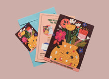 Load image into Gallery viewer, Postcard Puzzle - You Deserve All The Flowers 1