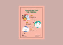 Load image into Gallery viewer, Postcard Puzzle - You Deserve All The Flowers 1