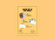 Load image into Gallery viewer, Postcard Puzzle - You're Out of This World