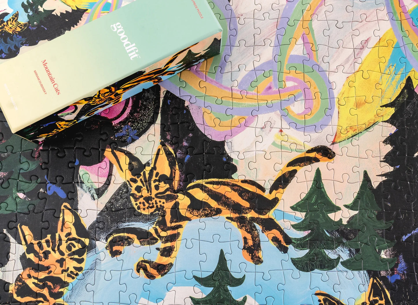 Mountain Cats Puzzle by Miriam Dubinsky