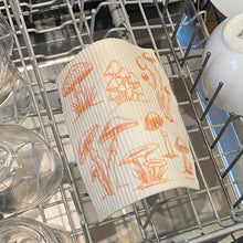 Load image into Gallery viewer, Mushroom Swedish Dishcloth