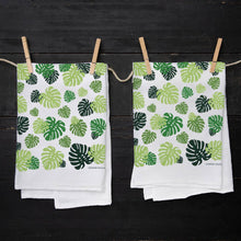 Load image into Gallery viewer, Monstera Tea Towel