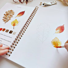 Load image into Gallery viewer, Autumn watercolor workbook