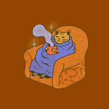 Load image into Gallery viewer, Sticker - cozy armchair cat