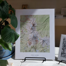 Load image into Gallery viewer, Three Sisters USGS Color Topographic Map - 11x14"