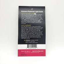 Load image into Gallery viewer, Human Powered Light Bulb