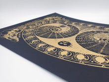 Load image into Gallery viewer, Perpetual Lunar Calendar (Gold on Black)