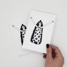 Load image into Gallery viewer, Sammiotzi - Cosmic Embrace Greeting Card Print