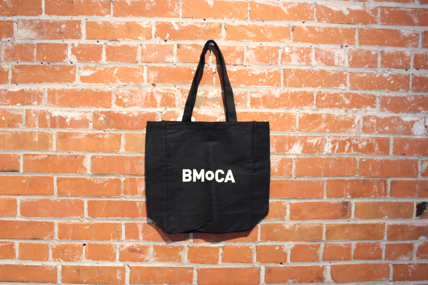 Black BMoCA Canvas Totebag