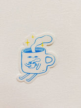 Load image into Gallery viewer, Sticker - sleepy coffee (new version)