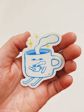 Load image into Gallery viewer, Sticker - sleepy coffee (new version)