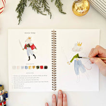 Load image into Gallery viewer, Nutcracker watercolor workbook