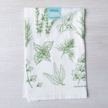 Load image into Gallery viewer, Herbs Flour Sack Tea Towel