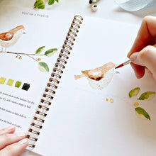 Load image into Gallery viewer, Animals watercolor workbook