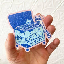 Load image into Gallery viewer, Sticker - treasure hunter raccoon