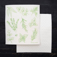 Load image into Gallery viewer, Herb Swedish Dishcloth