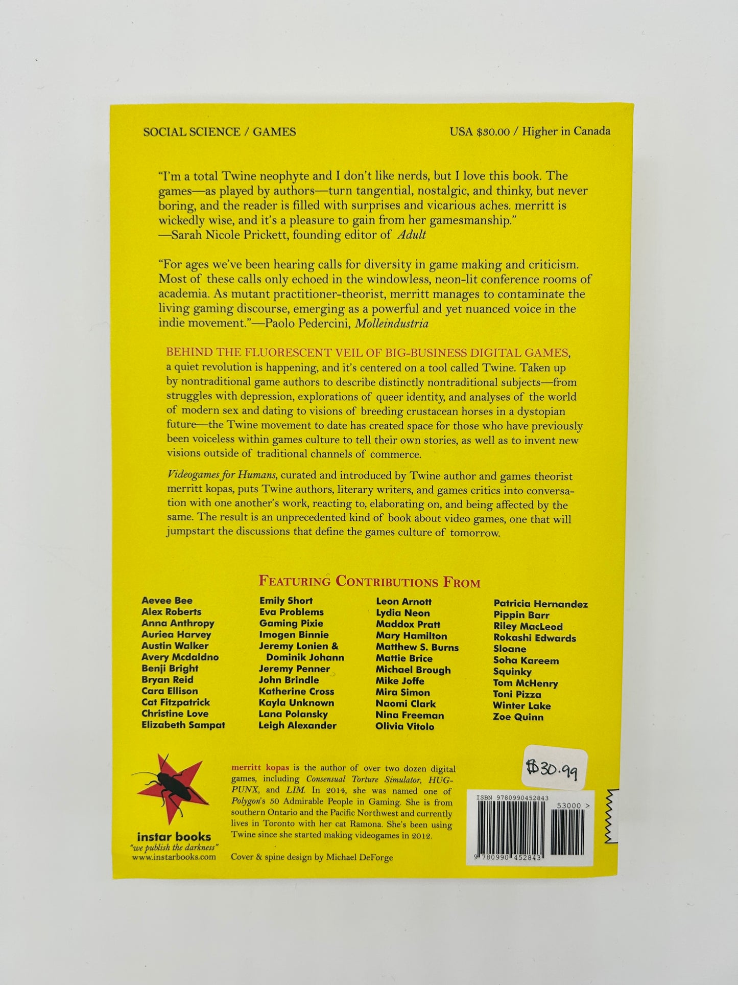 Videogames for Humans - Edited by Merritt Kopas