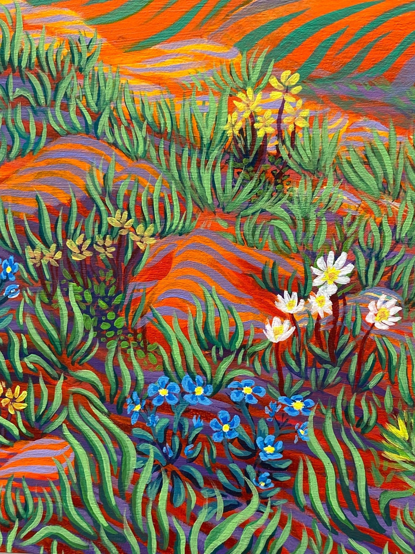Four Pass Loop (11"x14") by Kristen Ross