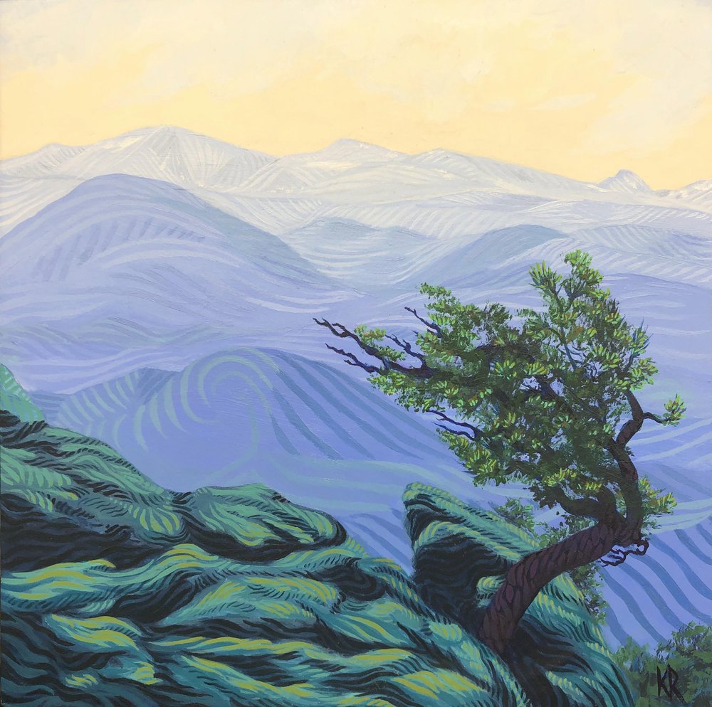 Krummholz (5"x5") by Kristen Ross