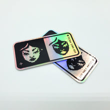 Load image into Gallery viewer, Pixel Girl Holographic Sticker by Odd Ones Press