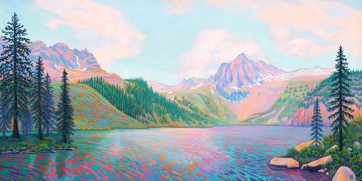 Snowmass Lake (5"x10") by Kristen Ross