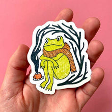 Load image into Gallery viewer, Sticker - scarf frog