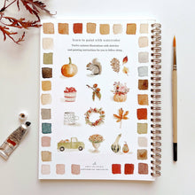 Load image into Gallery viewer, Autumn watercolor workbook