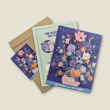Load image into Gallery viewer, Postcard Puzzle - You Deserve All The Flowers 2