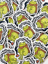 Load image into Gallery viewer, Sticker - scarf frog