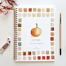 Load image into Gallery viewer, Autumn watercolor workbook