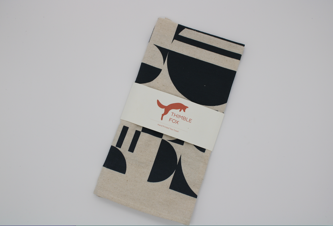 Cotton Tea Towel by Thimble Fox
