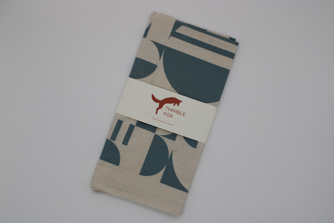 Cotton Tea Towel by Thimble Fox