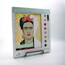 Load image into Gallery viewer, Frida with flowers (yellow) Paint by Number - Go Craft
