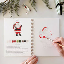 Load image into Gallery viewer, Classic christmas watercolor workbook

