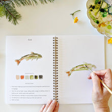 Load image into Gallery viewer, Camping watercolor workbook
