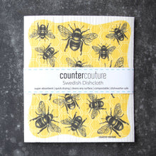 Load image into Gallery viewer, Bee Swedish Dishcloth - Sponge Cloth
