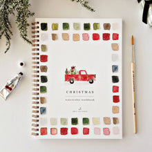 Load image into Gallery viewer, Classic christmas watercolor workbook

