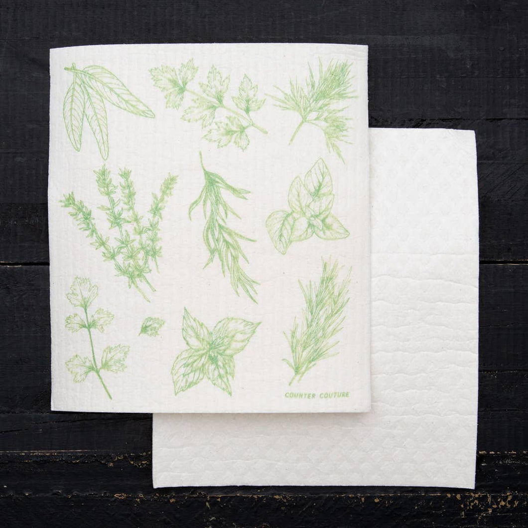 Herb Swedish Dishcloth