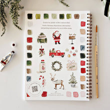 Load image into Gallery viewer, Classic christmas watercolor workbook
