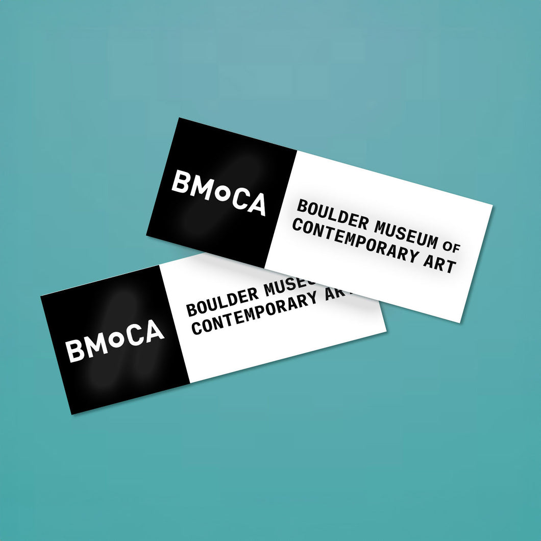 BMoCA Rectangular Sticker