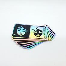 Load image into Gallery viewer, Pixel Girl Holographic Sticker by Odd Ones Press
