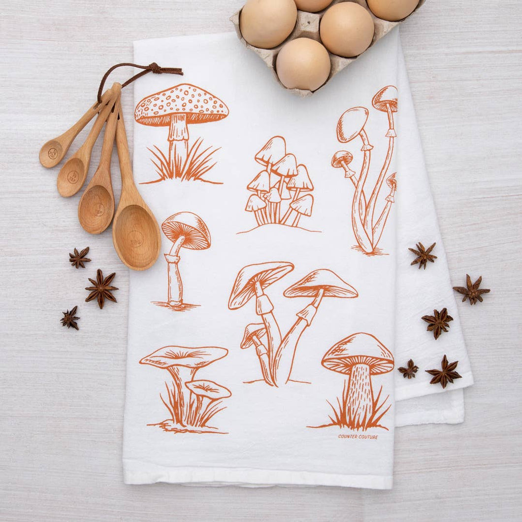 Mushroom Tea Towel