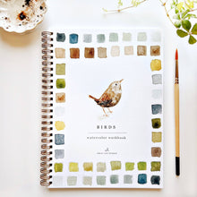Load image into Gallery viewer, Birds watercolor workbook
