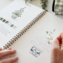 Load image into Gallery viewer, Classic christmas watercolor workbook
