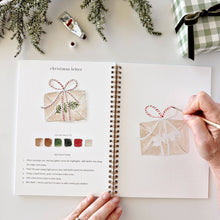 Load image into Gallery viewer, Classic christmas watercolor workbook
